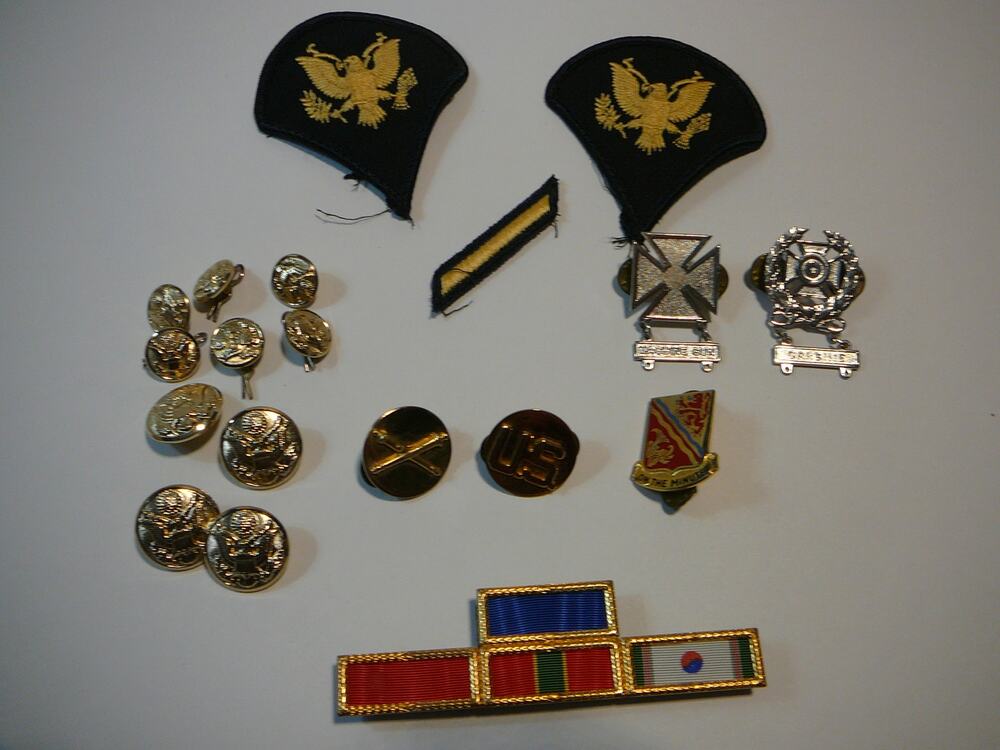 Korean War Era Patches, Metals, Buttons